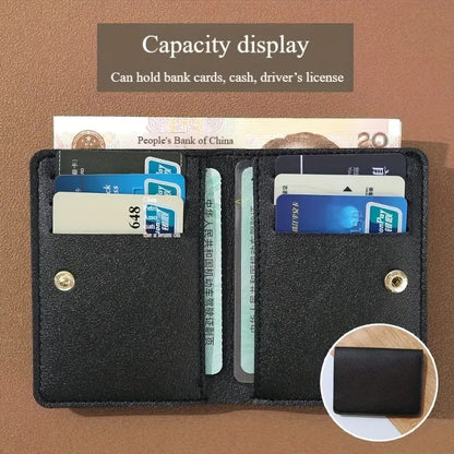 Geometric Waterproof Soft Leather Wallet