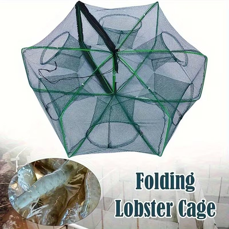 Foldable Fishing Trap Cage — Easy Catch Every Time