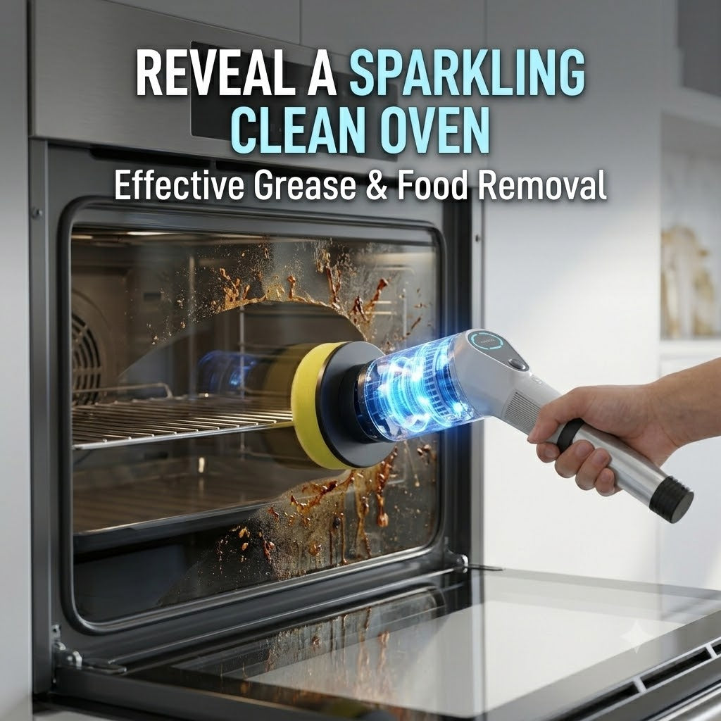 9-in-1 Wireless Electric Cleaning Brush for Kitchen & Home