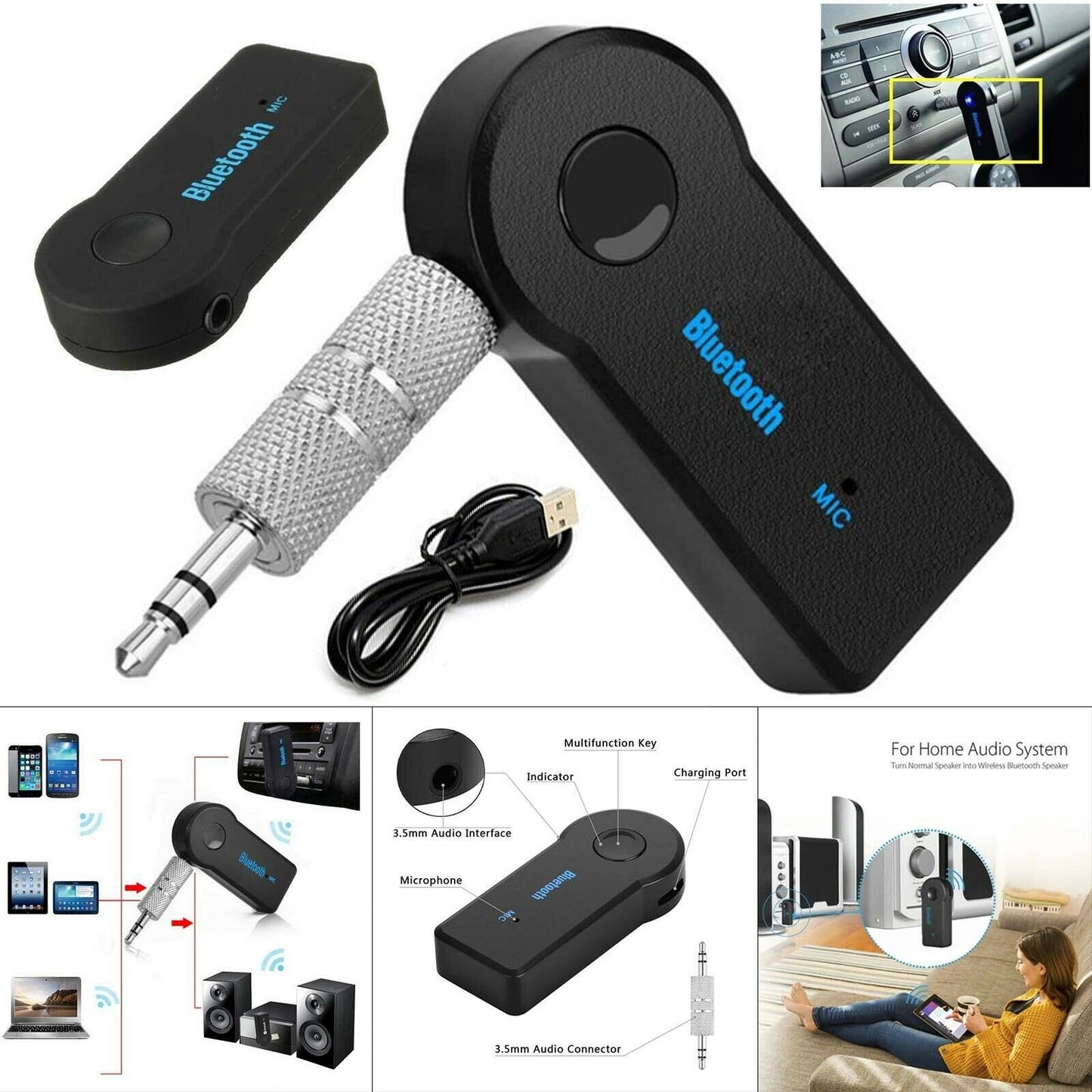 Bluetooth Audio Receiver – Wireless Music Anywhere