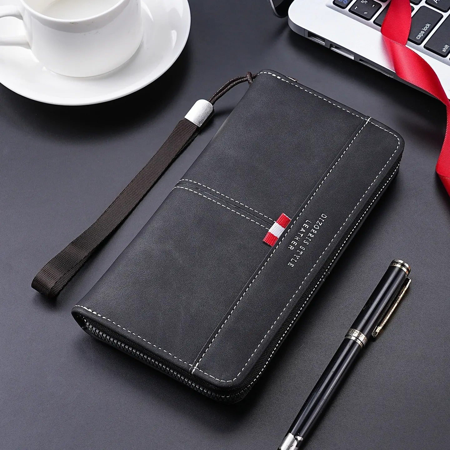 Large Capacity Zippered Mobile Phone Bag & Wallet – Compact, Secure & Stylish