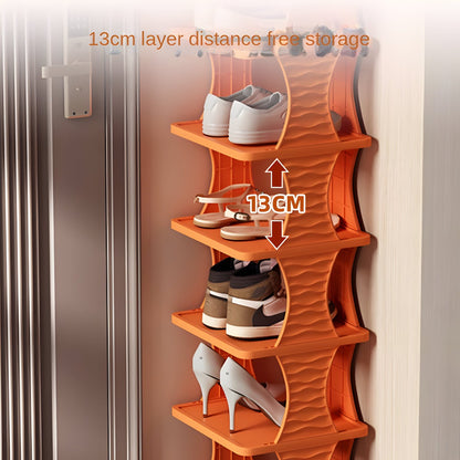DIY 8-Tier Foldable Shoe Storage Box