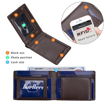 Vintage Men’s Carbon Fiber Card Holder