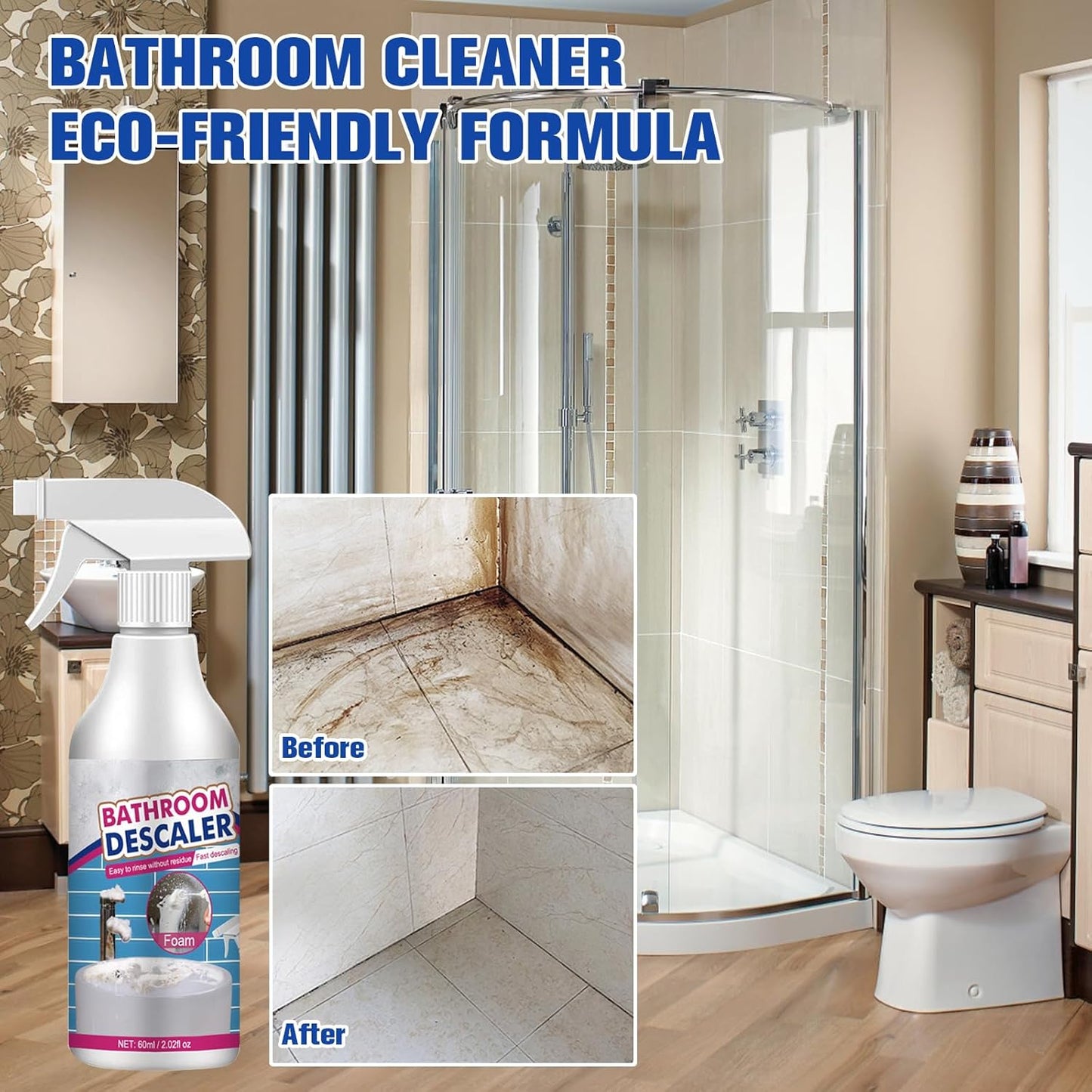 Jue Fish Bathroom Descaler – Multi-Surface Limescale & Stain Remover