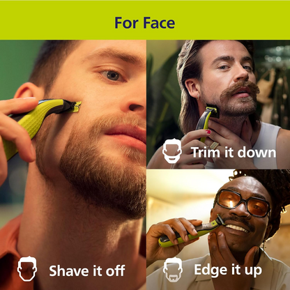 360 Flex Blade USB Grooming Trimmer – Precision Beard & Body Groomer