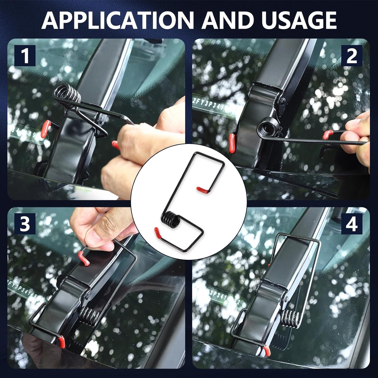 Car Wiper Boost Spring – Clearer View, Safer Drive