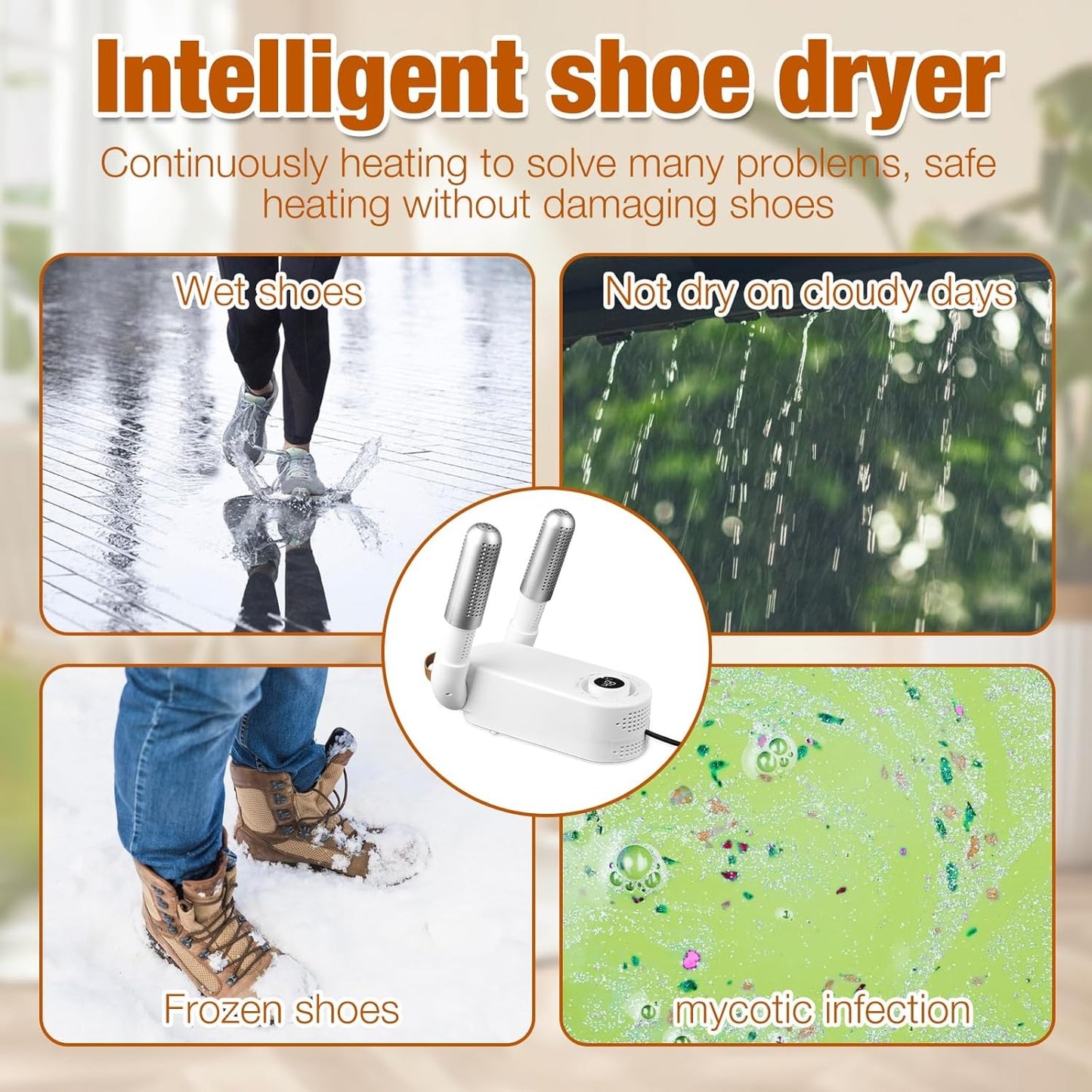 Portable Electric Shoe Dryer — Smart Boot Drying Solution