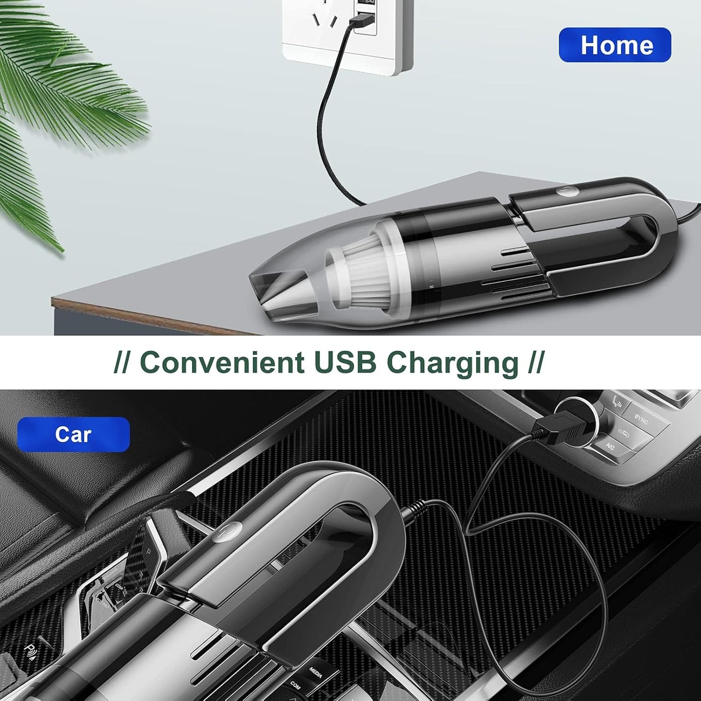 Mini Cordless Car Vacuum Cleaner