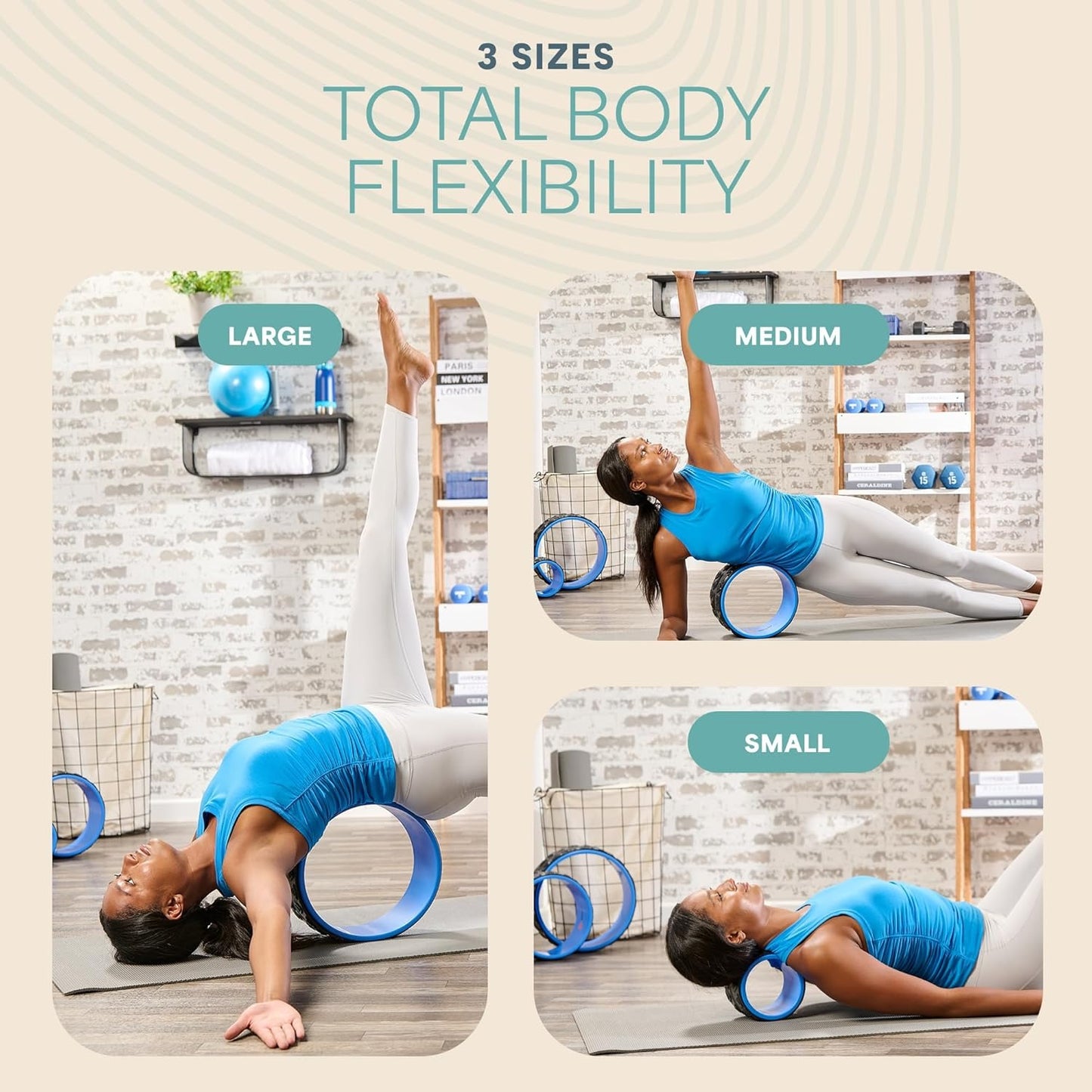 Yoga Wheel 4-in-1 Set — Chirp Wheel & Foam Roller