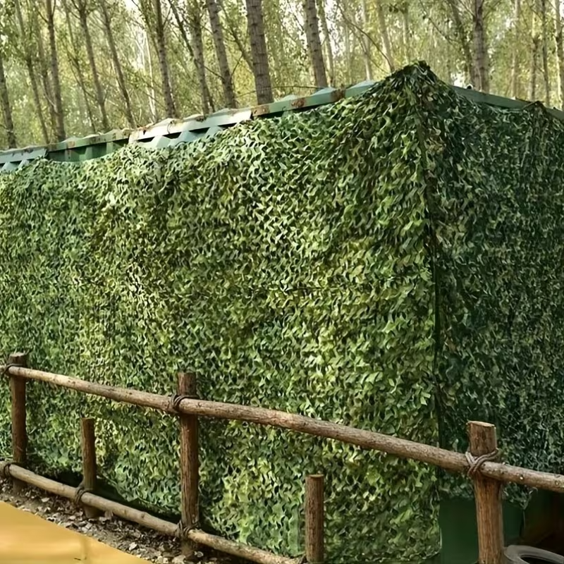 Thickened Oxford Camouflage Net – Outdoor Shade Cover for Yard, Roof & Garden Greening