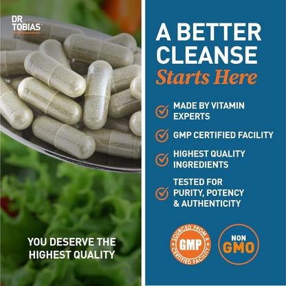 Colon Cleanse Capsules – 14 Day Gentle Detox & Gut Health Support