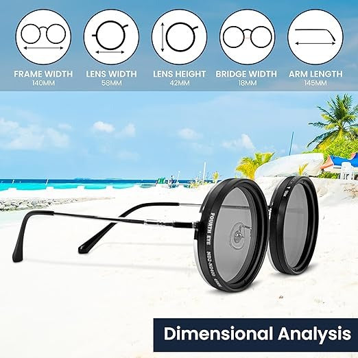 SunDial 9X Adjustable Polarized Sunglasses – Smart Vision for Every Light