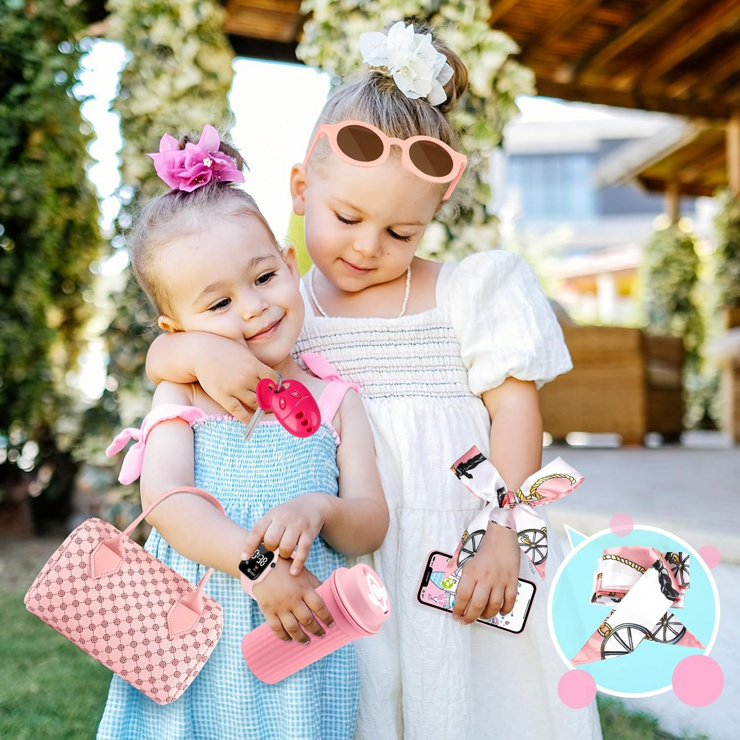 Realistic Pretend Play Fashion Handbag – Kids Makeup & Shopping Toy Set