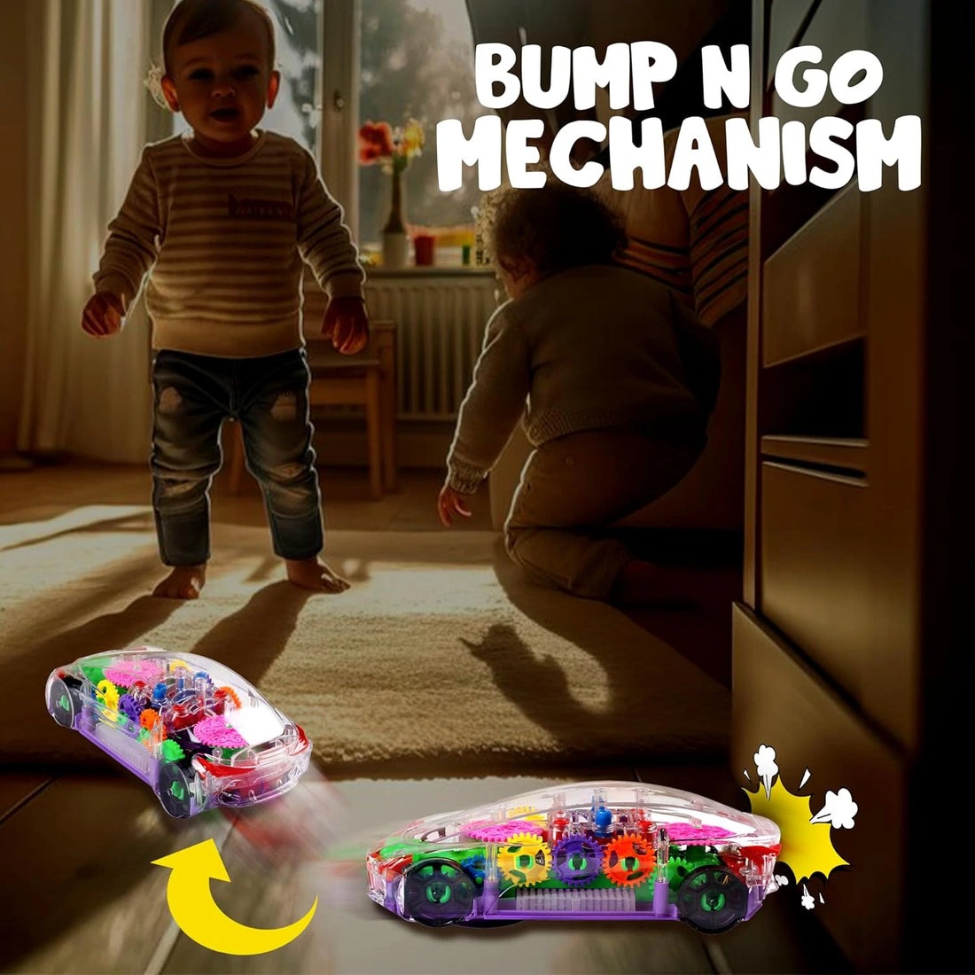 GearGlow™ Motion Learning Car – Lights, Gears & Smart Fun