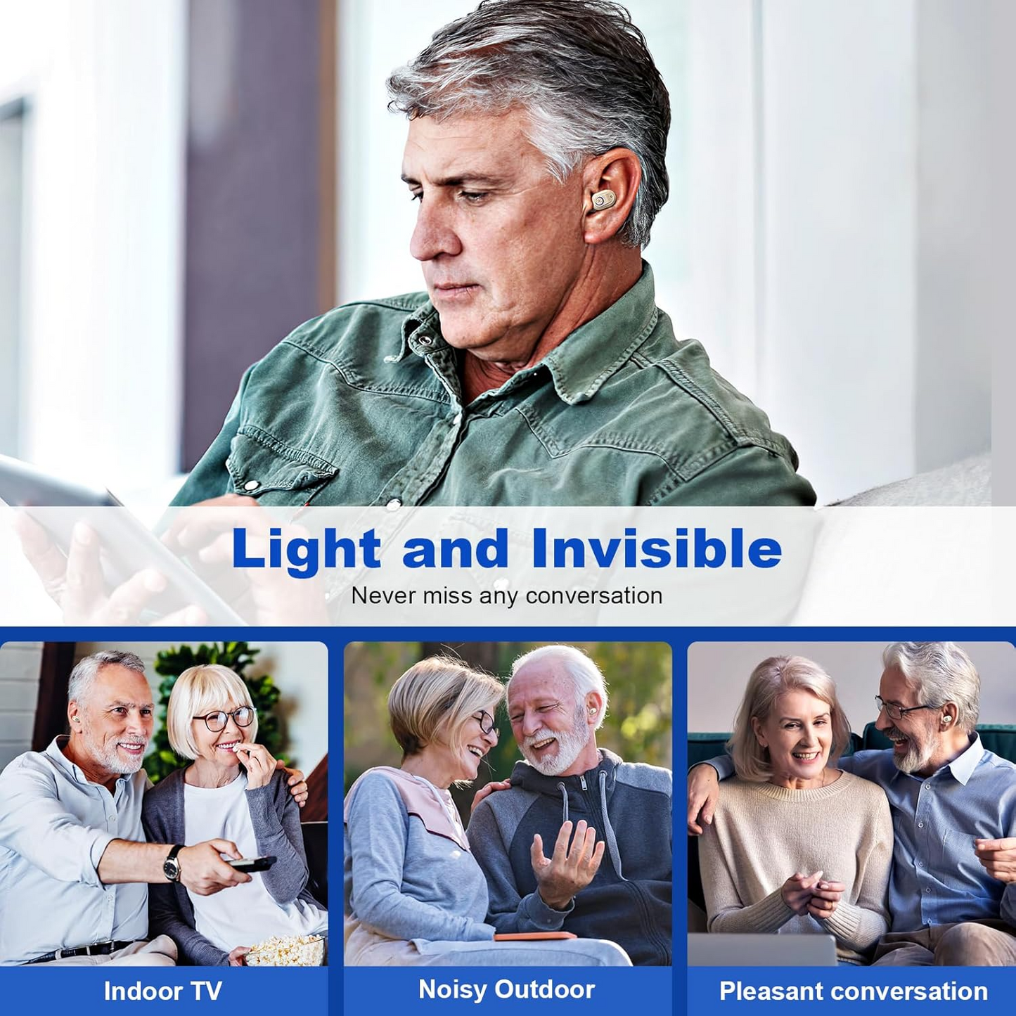 Mini Invisible Hearing Amplifier – Compact Sound Enhancement Device