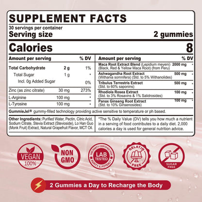 Maca Root Capsules 8050mg – Natural Energy & Wellness Support