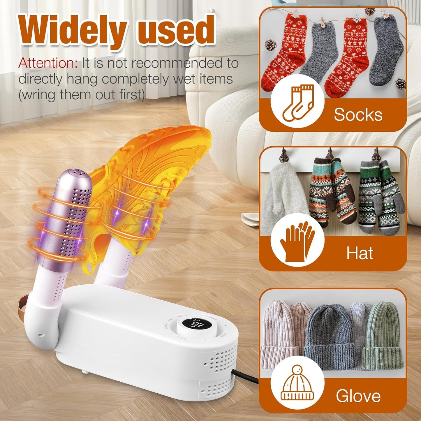 Portable Electric Shoe Dryer — Smart Boot Drying Solution