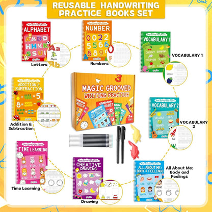 Reusable Tracing Practice Workbook Set