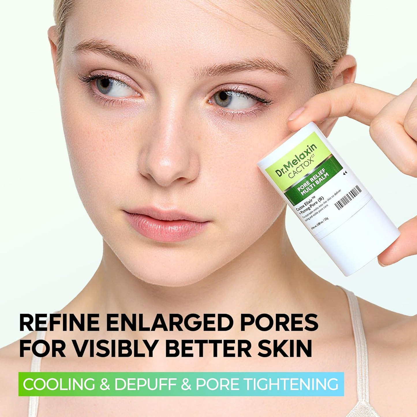 Cactox Pore Relief Multi Balm Stick – Cooling, De-Puffing & Pore Care