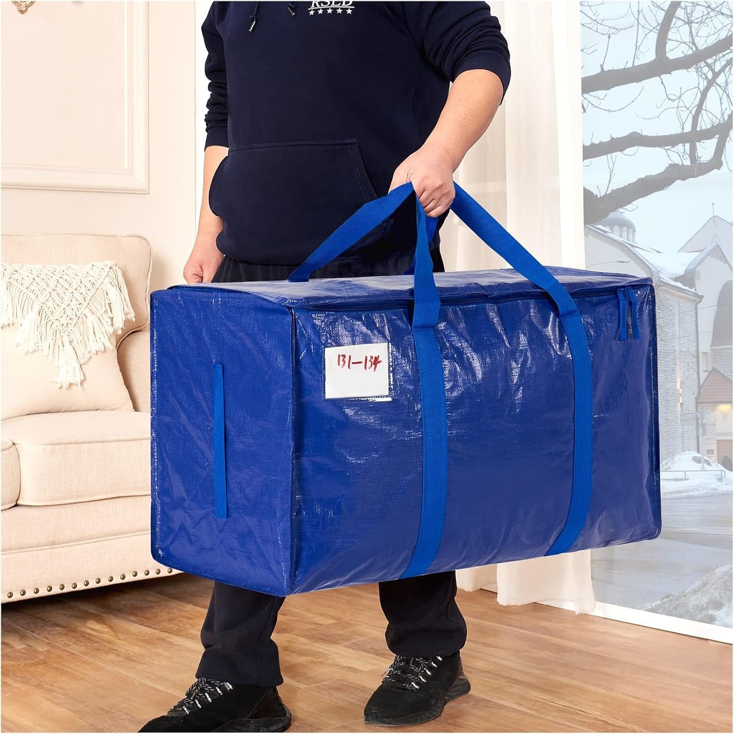 XL Multifunctional Storage & Moving Bag – 2 Durable Large Capacity Organizer