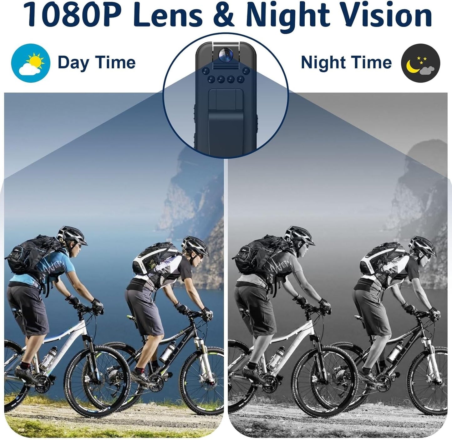 Portable HD Body Camera – Mini Video Recorder with Night Vision