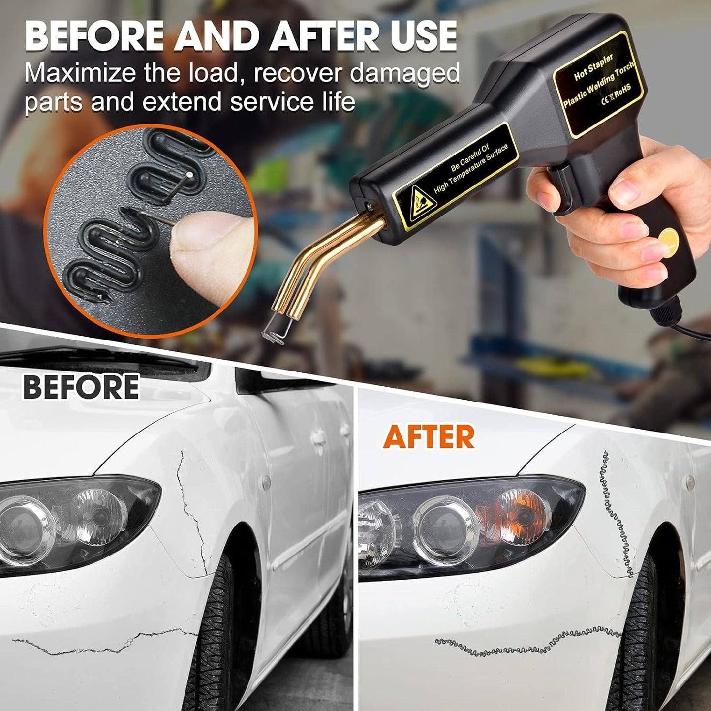 Hot Stapler Plastic Welding Tool – Repair, Reinforce, Restore