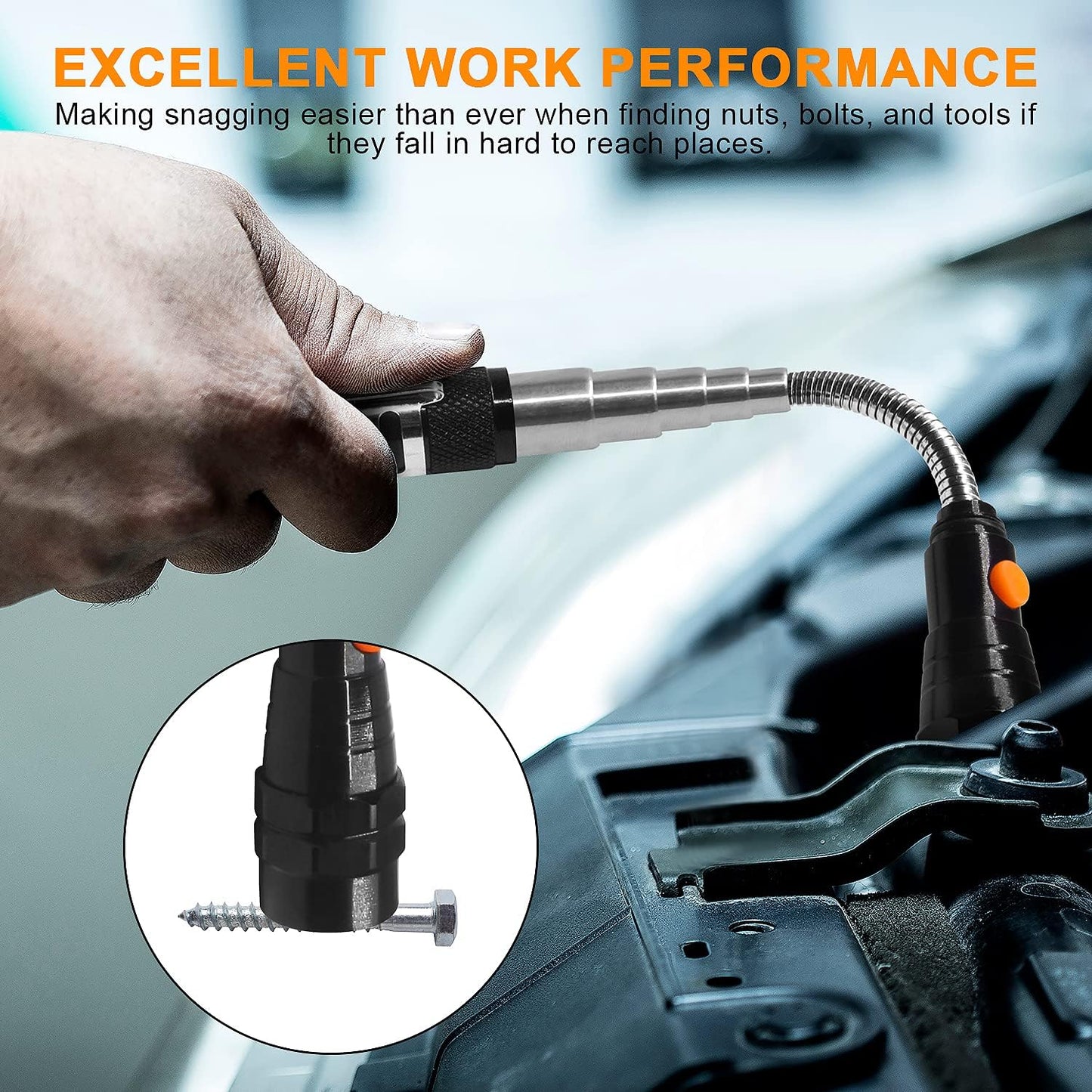 Telescoping Magnetic Pickup Tool – Extendable, Strong
