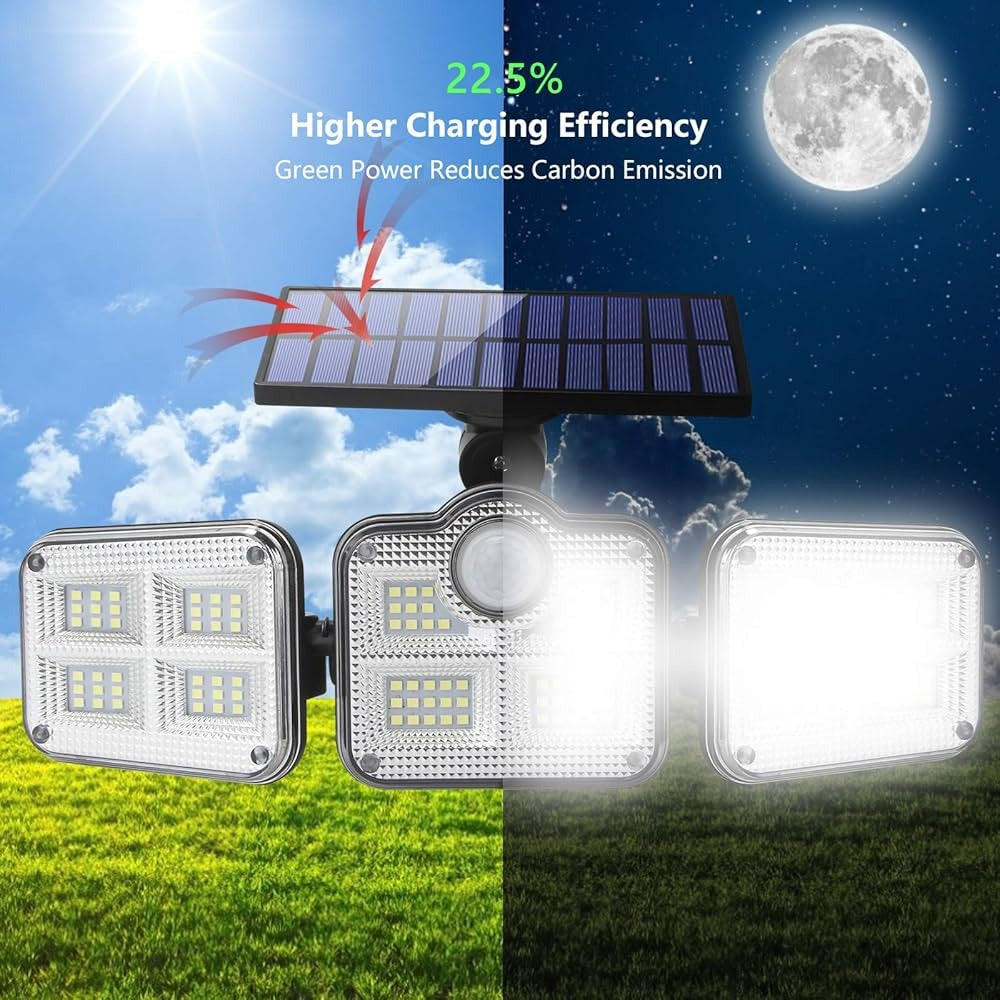 Solar Motion Sensor LED Wall Light