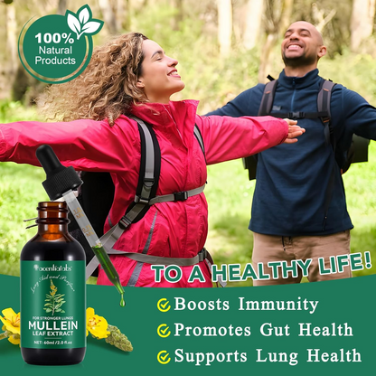 Mullein Leaf Extract Drops – Respiratory & Lung Support Herbal Formula