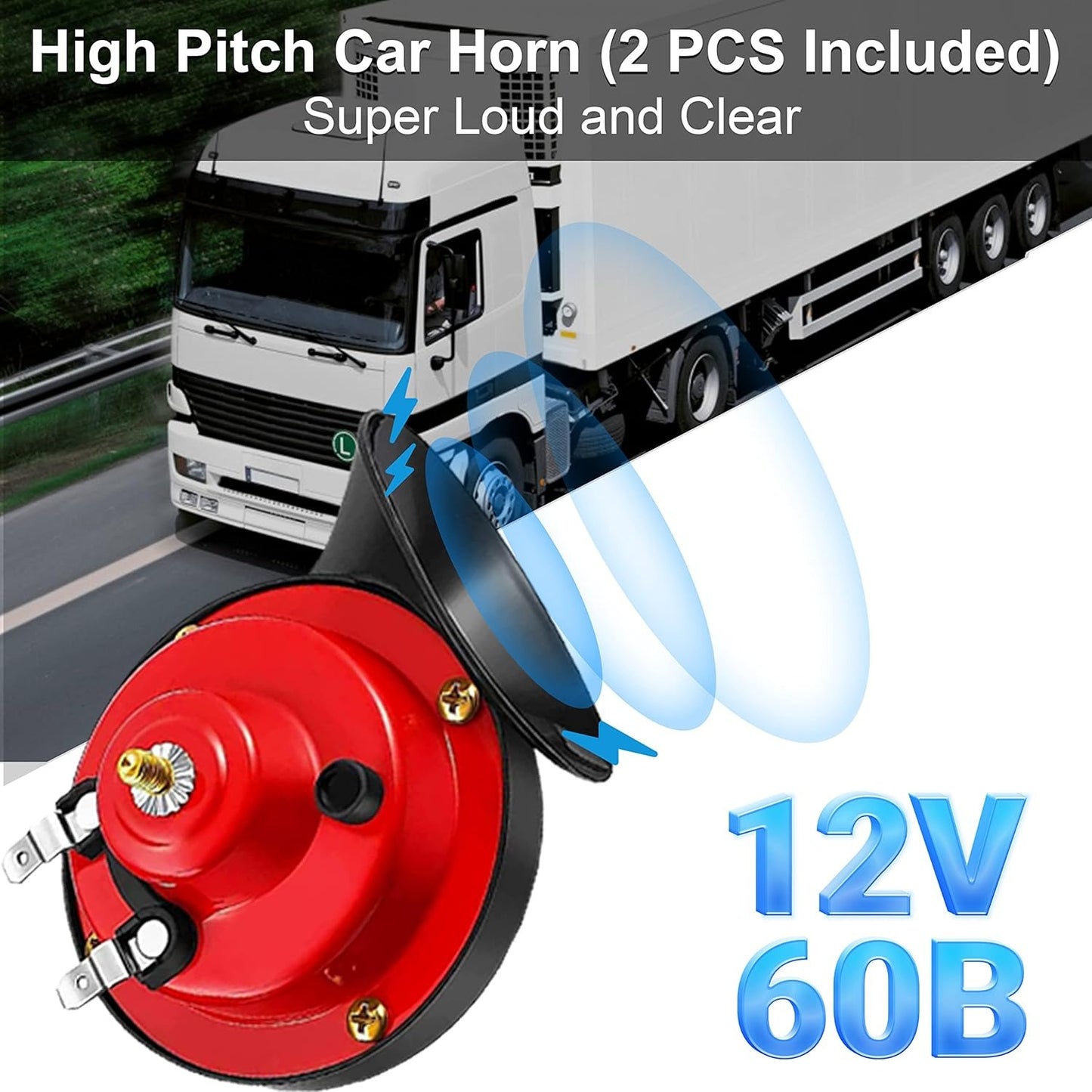 🔥 Super Clear Loud Snail Horn – Deep Sound for Every Ride 🚗💨