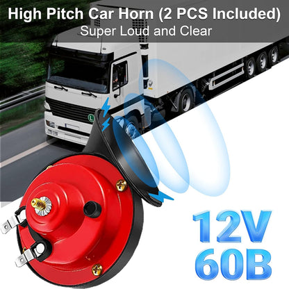 🔥 Super Clear Loud Snail Horn – Deep Sound for Every Ride 🚗💨