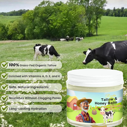Tallow & Honey Balm – Deep Nourishing Skin Moisturizer