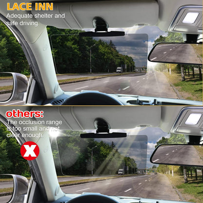 Universal Car Sun Visor – Polarized Shield for Day & Night