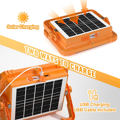 LED Solar Flood Light – Waterproof Outdoor Garden & Security Lamp