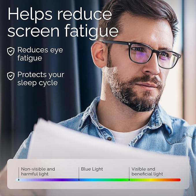 Unisex Anti-Blue Light PC Frame Computer Lightweight Glasses
