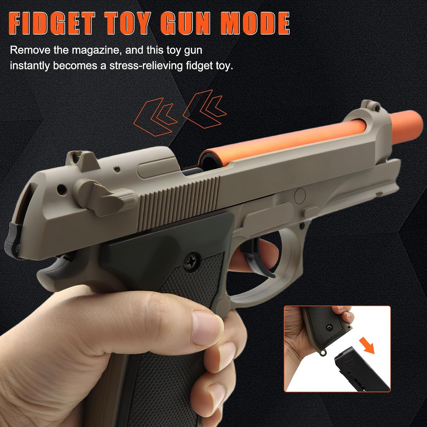 Macaron-Style Soft Dart Blaster – Compact Burst-Fire Fun Toy for Kids
