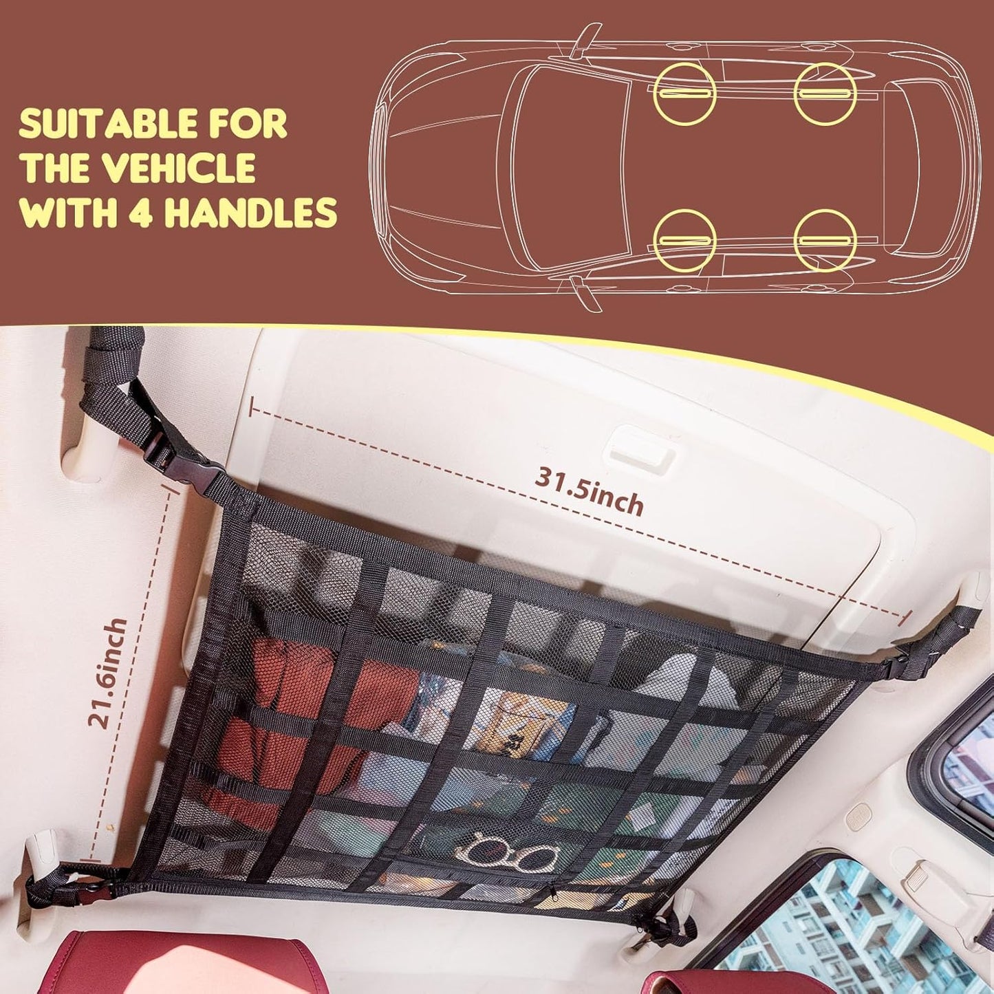 Multi-Purpose Vehicle Storage Net – Built for Adventure, Made to Last