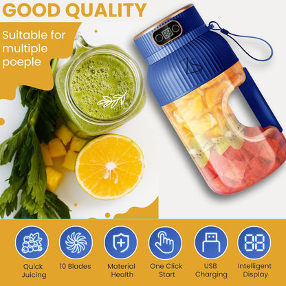 Multifunctional Portable Juicer Cup for Gym, Travel or Kitchen