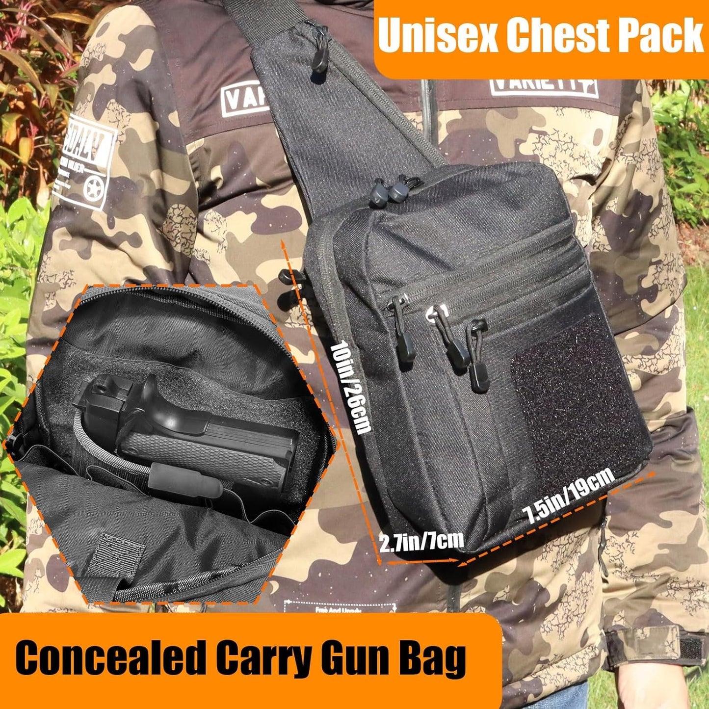 Unisex Tactical Sling Bag — Secure Your Essentials Anywhere