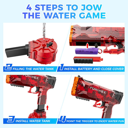 Fast Mode Ice Explosion Pistol Water Gun