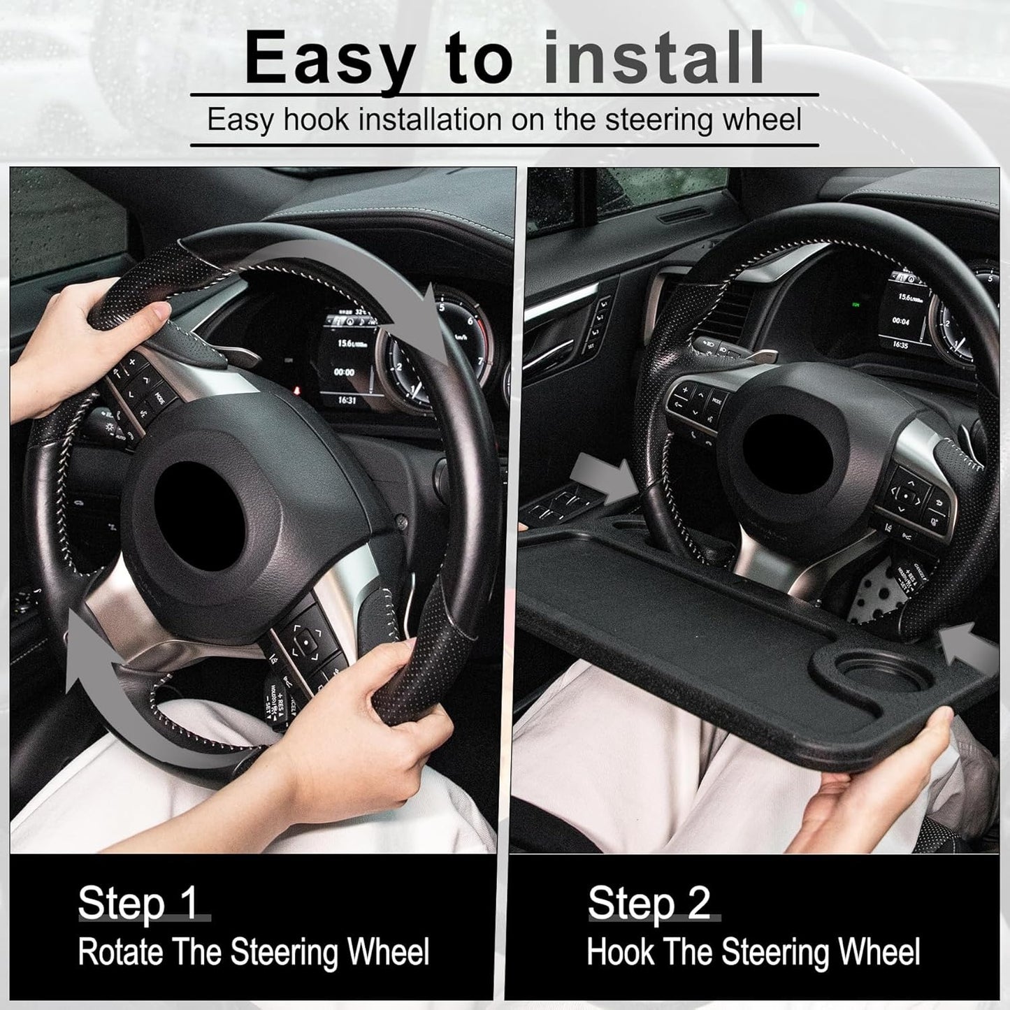 Luxury Car Steering-Wheel Desk