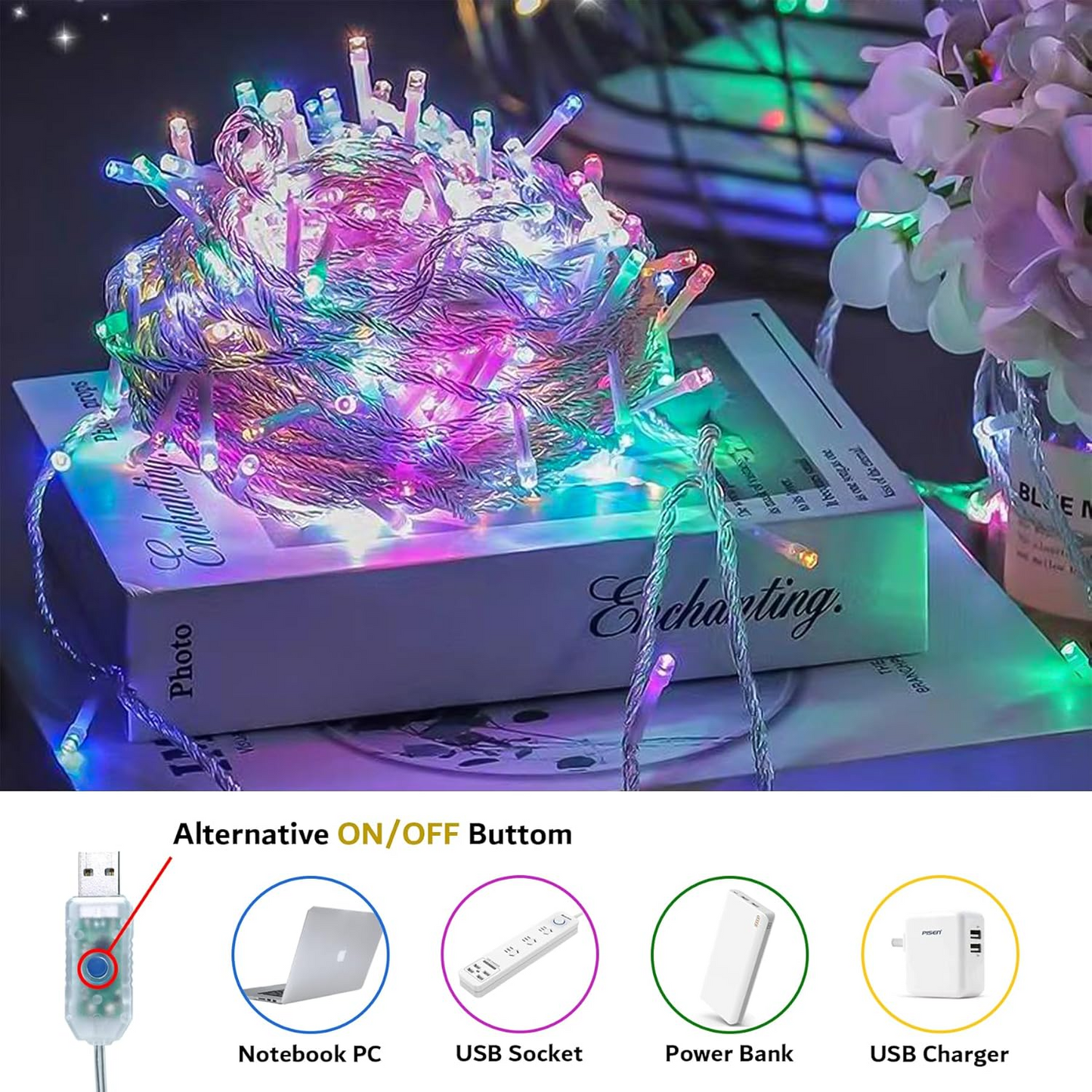 Star LED String Lights – Decorative Outdoor & Party Lighting
