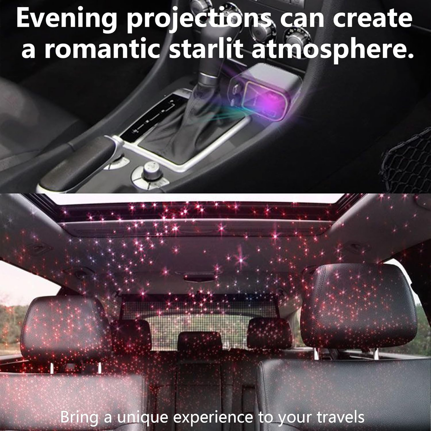 4 in 1 Starlight Car Charger – Fast Charging with Retractable Cables