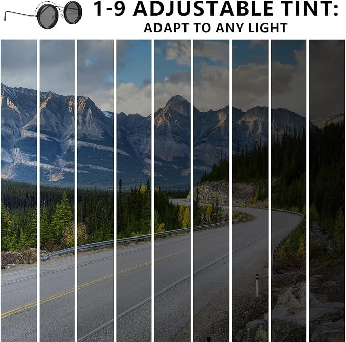 SunDial 9X Adjustable Polarized Sunglasses – Smart Vision for Every Light