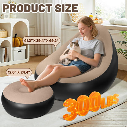 Lazy BeanBag Sofa Cover (No Filler) — Relax in Comfort