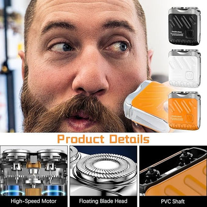 Electric mini portable razor - Wetshave & Dry Shave, Wireless & Rechargeable