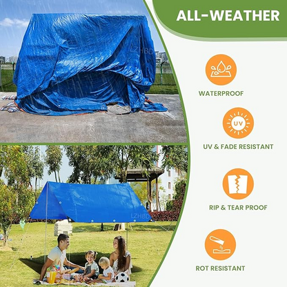 Heavy Duty PVC Coated Tarpaulin Roll – Waterproof Cover for Trucks, Trailers & Industrial Use