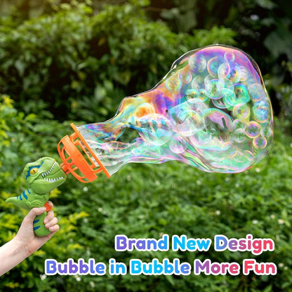 Electric Dinosaur Bubble Machine – Fun Outdoor Toy for Kids