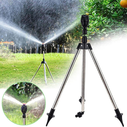 Rotating Tripod Garden Sprinkler – 360° Adjustable