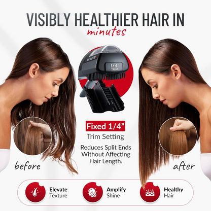 High Performance Automatic Split End Remover – Rechargeable Hair Trimming Tool